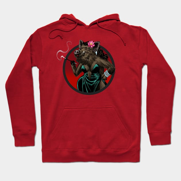 Lady Lotus Hoodie by ThirteenthFloor